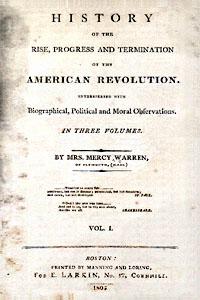 Title page of Warren's book